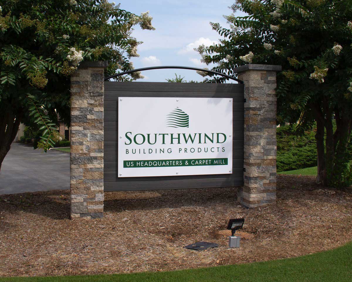 Southwind Buiding Products sign